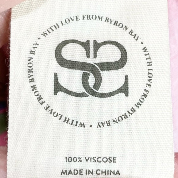 Spell & The Gypsy Carrie Floral Robe In Pink S/M NWT - Picture 9 of 10